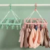 Sock Drying Rack with 32 ClipsMulti Clip Drying Rack Home Balcony Folding Underwear Clip Drying Rack Accessories 3