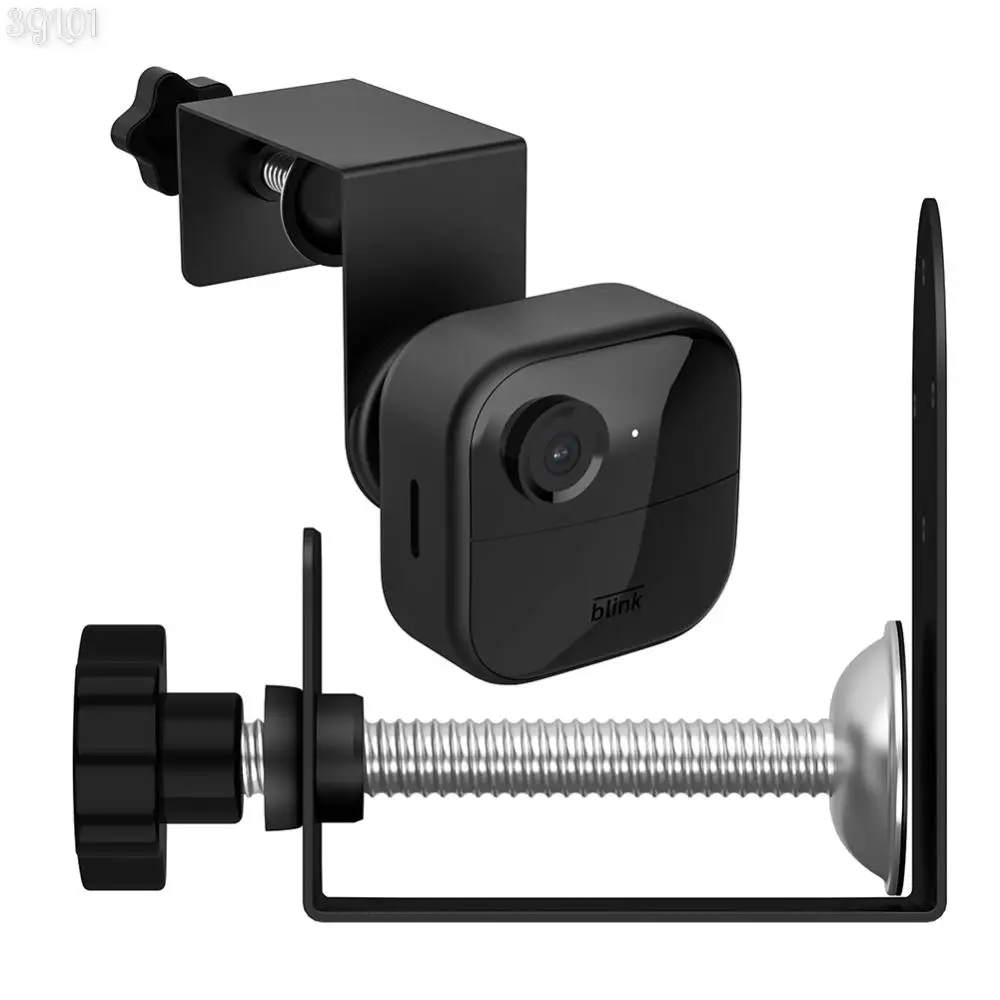Clip Clamp Mount Anti-Theft Cam Mount No Drilling Security Camera Mounting Accessories for Blink Indoor/Outdoor Camera(3rd Gen)