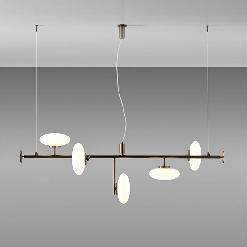 

Итальянский дизайнерский подвесной светильник в виде плоского шара, лампа в стиле постмодерн для комнаты, магазина, бара, выставочного зала, настольная лампа