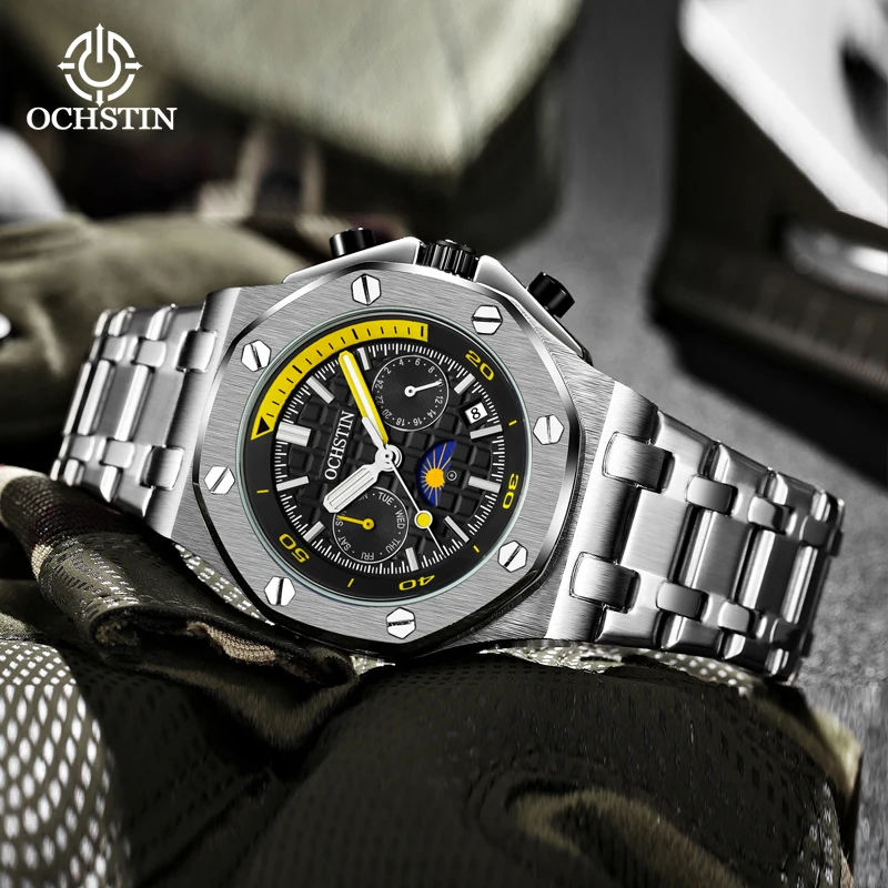 Ochstin's New 2024 Master Series Personalized Trendy Multi functional Mechanical Movement Men's Mechanical Watch