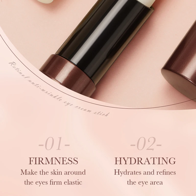 1/2/3pcs SADOER Retinol Eye Cream Stick Anti Dark Circles Under the Eyes Moisturizing Anti-aging Eyes Cream Skin Care Products