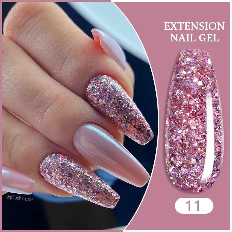 2022New Extension Gel Nail 5/2PCS Set  All For Quick Extension Manicure Set Finger Extend Mold Nail Brush Nails Tool Kit