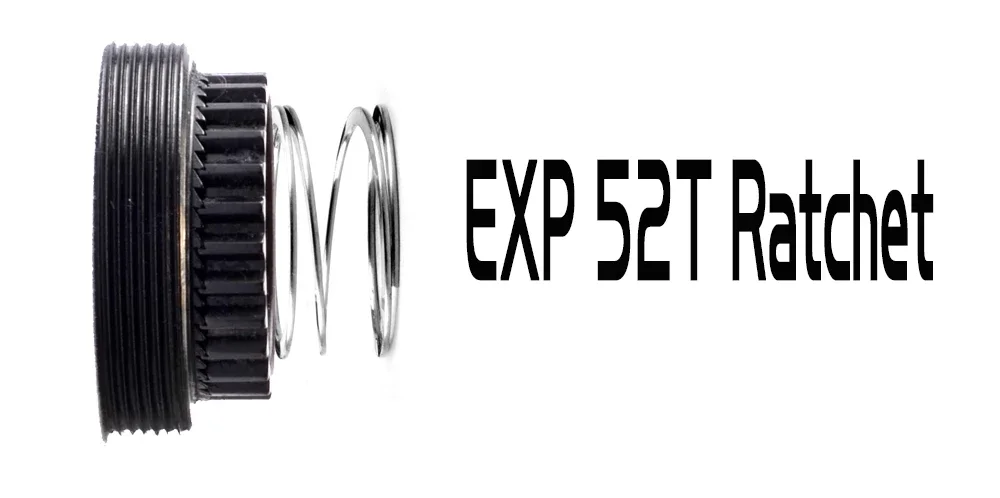 Paire De Moyeux Vélo EXP 52T 28 Trous - Verrouillage Central, Disque Frein - Compatible Shimano