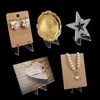 Clear Acrylic Coin Display Stand Holders idol Photo Holder Stands Easel Card Commemorative Challenge Capsule Medal Support Rack 5