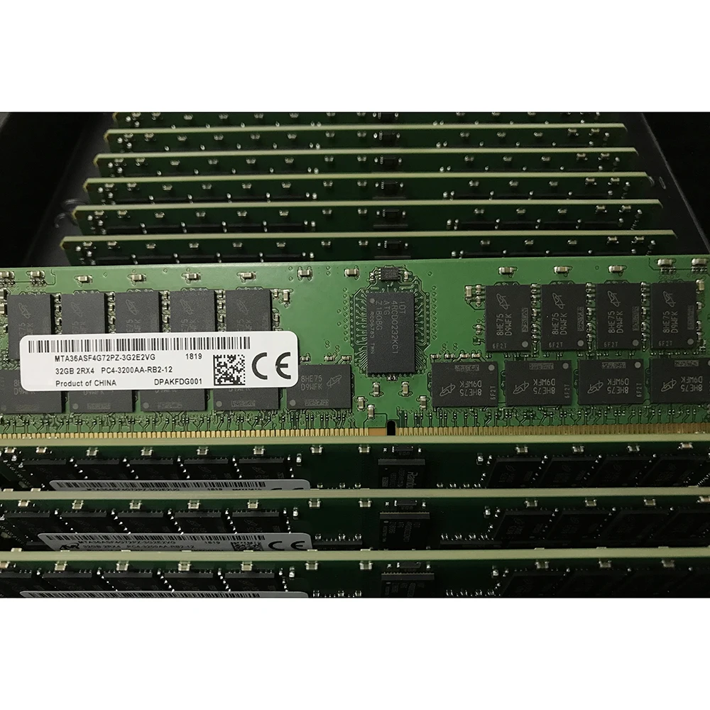 MT RAM 32G 32GB 2RX4 DDR4 3200 PC4-3200AA RECC 서버 메모리, 빠른 배송, 고품질 MTA364SF4G72PZ-3G2E2VG, 1 개