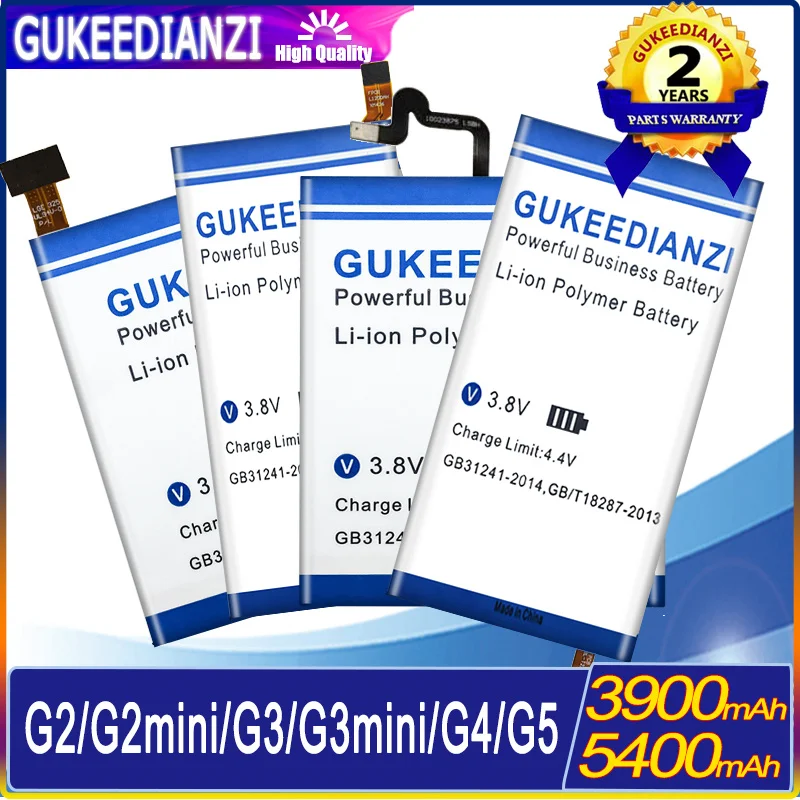 Batteria Del Telefono Per Lg Optimus G2 G3 G4 G5 G2 Mini G3 Mini G3S F7 Bl-T7 Bl-54Sg Bl-59Uh Bl-54Sh Bl-53Yh Bl-42D1F Batteria