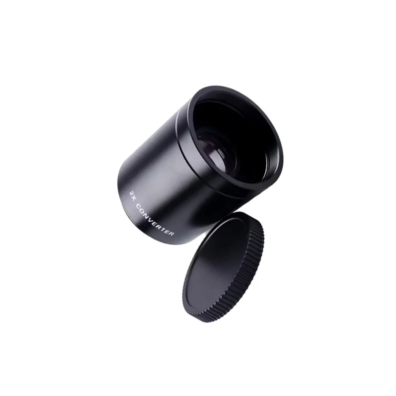 Lens Adapter Lightdow 2x Teleconverter Converter Magnification Lens for 420-800 500 800 900 650-1300mm T Mount Telephoto Mirror Lens