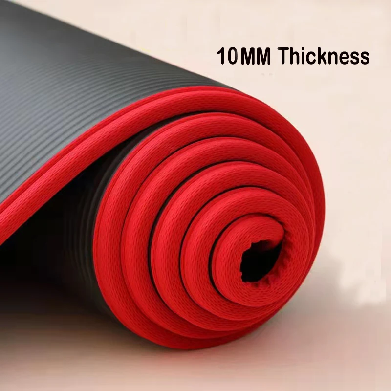 Yoga Mat Thick Yoga Acupressure Mat for Meditation Anti-Slip Gym Massage Pad Body Building Yoga Sports Mattress at Home 10mm