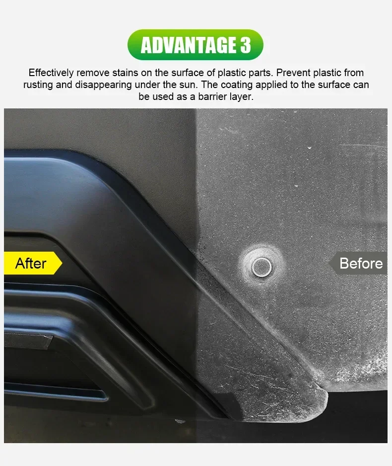 Plastic Restore Super Shine Car Interior Cleaner Non-greasy Long Lasting Maintain Gloss Auto Detailing Quick Coating Protection