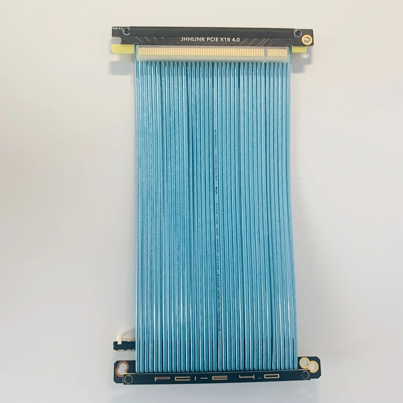 riser azul preto branco riser cabo placa gráfica itx caso duplo cabo de extensão reversa
