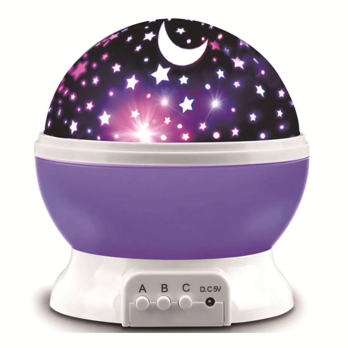 2025年新型LED星空ライト自動回転パターン電池式星空投影ライト寝室装飾用