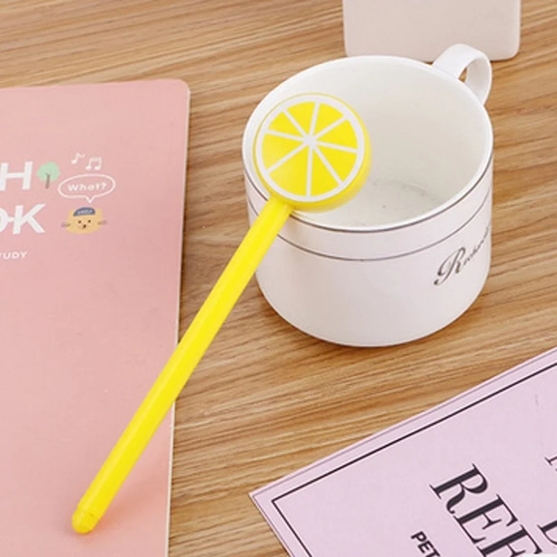 cute fruit drink gel pens kawaii