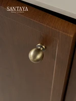 Santaya มือจับตู้ครัว ตู้เสื้อผ้า ลิ้นชัก มือจับเฟอร์นิเจอร์ สีบรอนซ์ 5