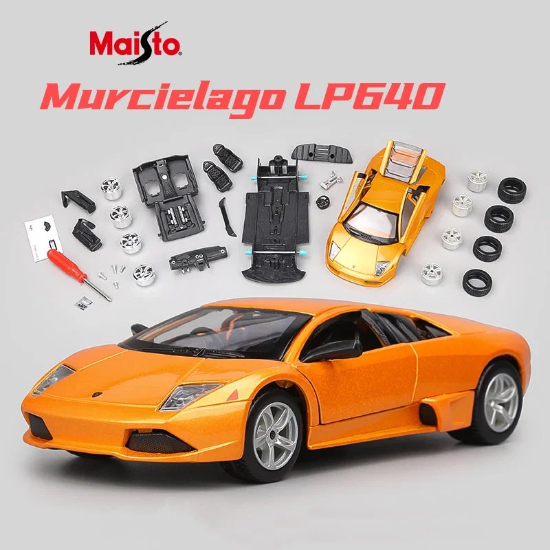 

Maisto Assembly Version 1:24 Lamborghini Murcielago LP640 Alloy Sports Car Model Diecasts Metal Toy Racing Car Model Kids Gifts