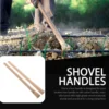 2 Pcs Handle Replacements Garden Hoe Sledge Hammer Long Solid Wood Handles 3