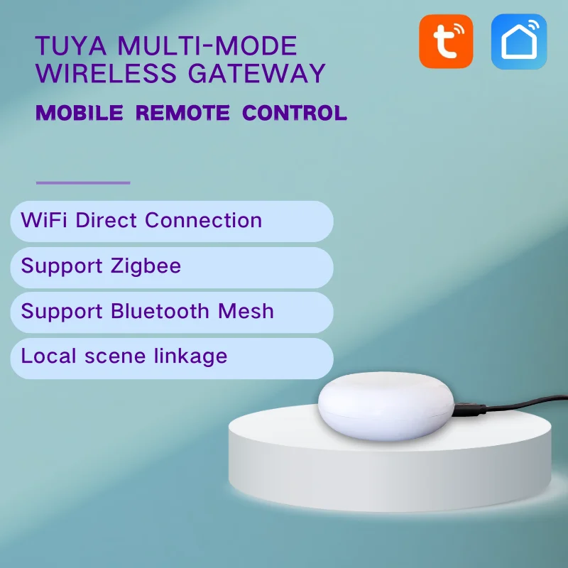TUYA Zigbee BLE Gateway Smart Gateways Smart Home Bluetooth Mesh Hub Tuya Bridge