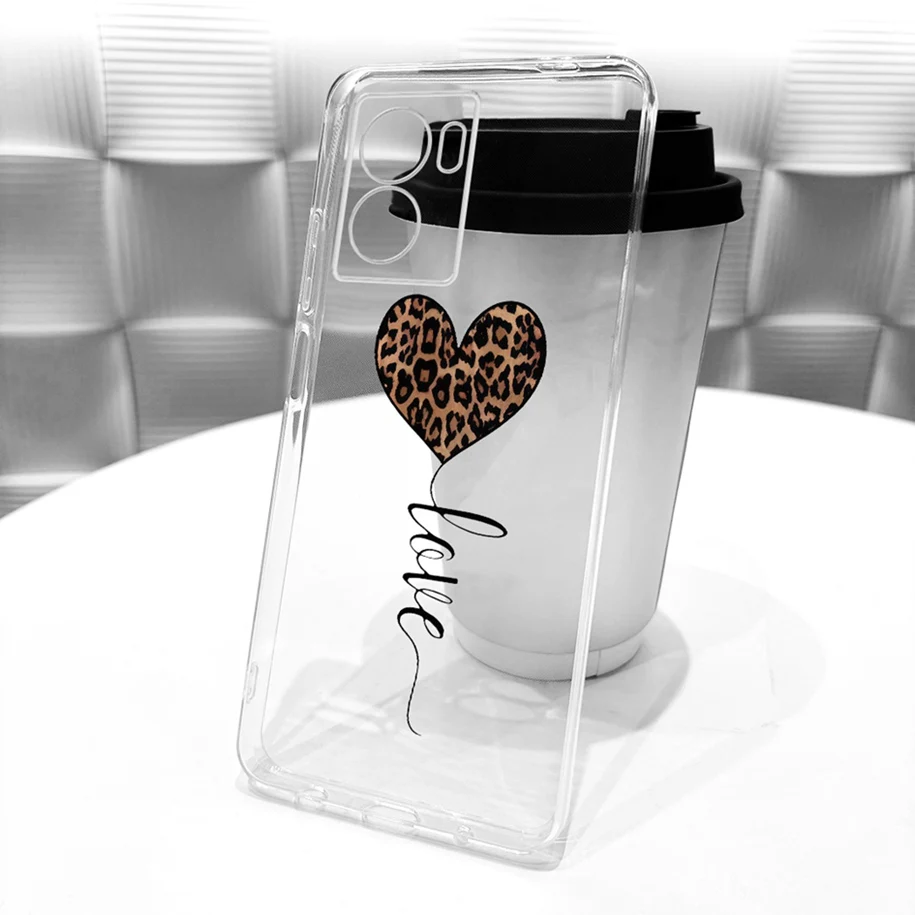Stylish Flower Butterfly Soft Clear Silicone Phone Case Cover