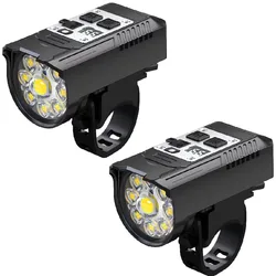 Rechargeable LED Bicycle Light Set - Front & Rear Headlamps (Style A 2Pcs)