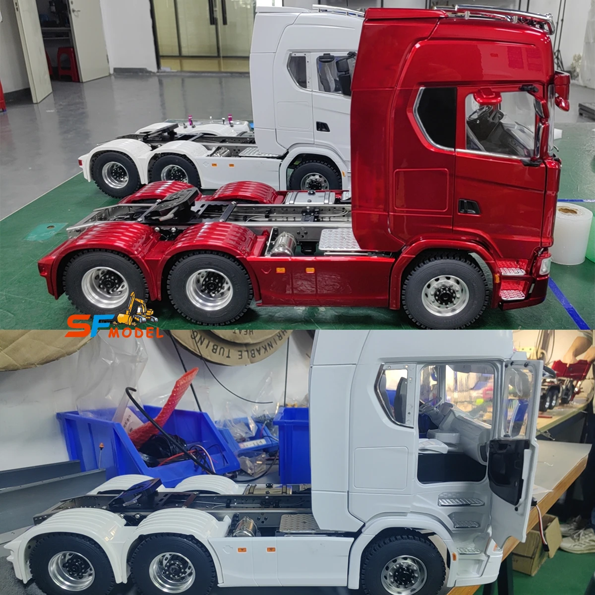 Amewi Scania 770 S trattore 6x4 1:18 RTR rosso RC telecomandato bambino a partire da 8 anni