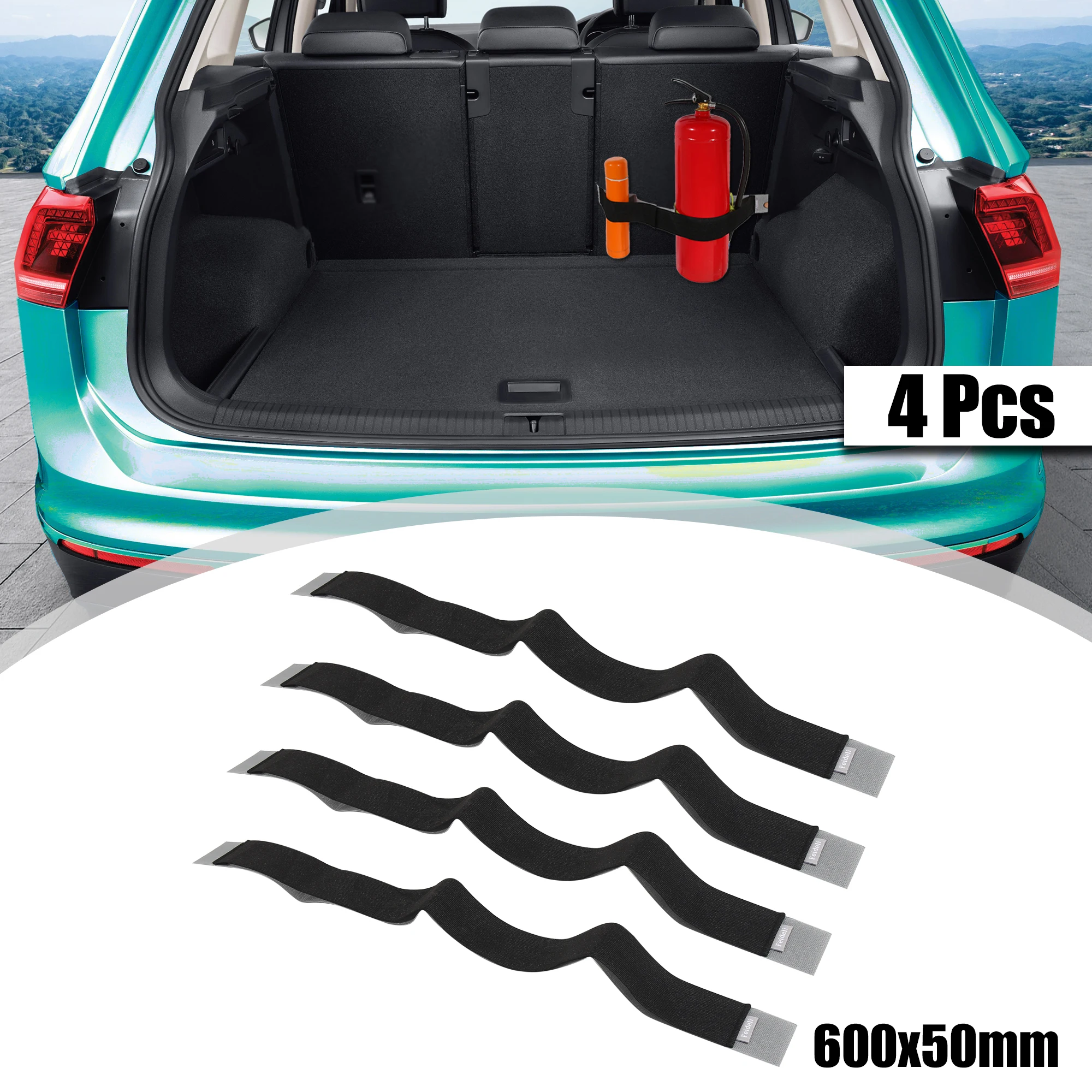  X AUTOHAUX Retractable Cargo Cover for Volkswagen for