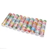 10pcs Adhesive Sticker 250x1.5cm DIY Washi Tape Cartoon Pattern Decorative Craft for Gift Wrapping Scrapbook School Supplies 5