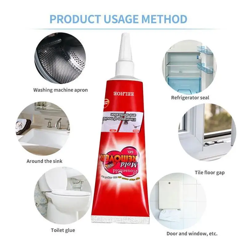 20g Mold Remover Gel Mildew Mold Remover for Ceramic Tile To Mildew Cleaner Wall Mould Removal Ceramic Tile mildew remover cleaner
