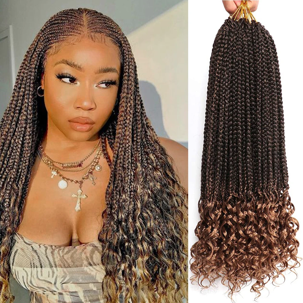 Box Braids Curly Ends, Braids Hair