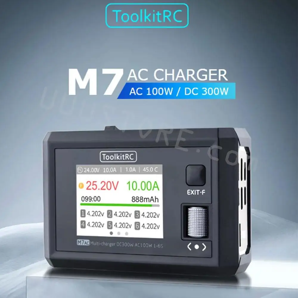

Новый ToolkitRC M7AC 100 Вт AC / 300 Вт DC вход XT60 XT30 выход 2-6S литиевый аккумулятор балансирующее зарядное устройство для радиоуправляемой модели летательного аппарата дрона