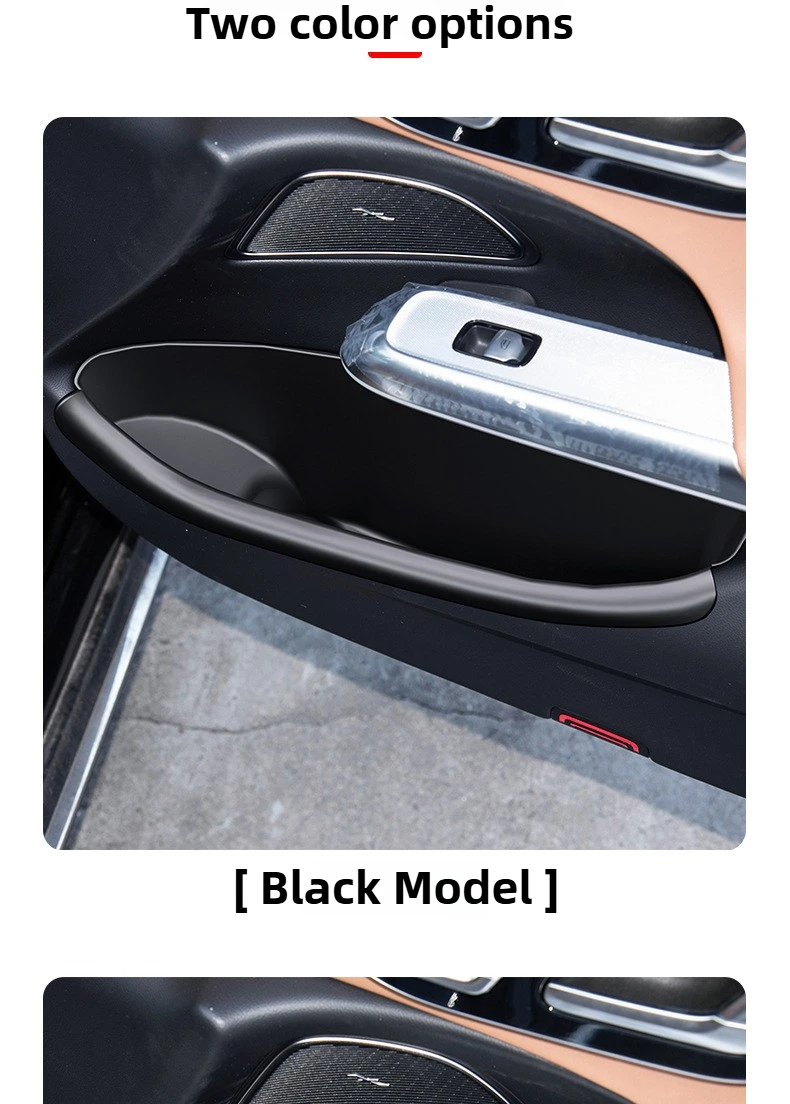 E-Class 260L 300L 2024-2025 Car Door Side Storage Box Front/Rear Side TPE Door S