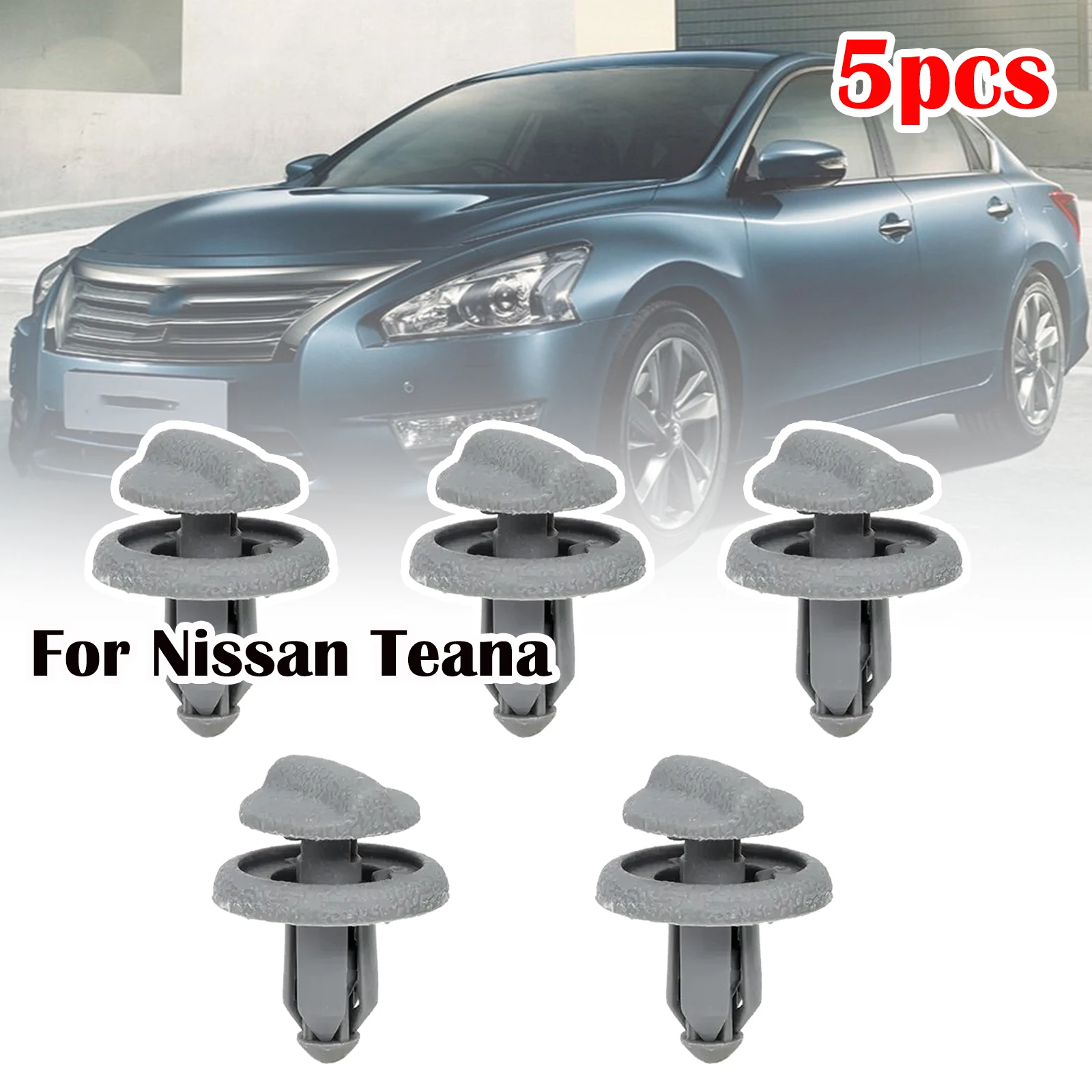 

5X For Nissan Teana Early Type 2010 - 2015 Parcel Shelf Clips Rear Fixing Retainer Mount Storage Strap Fastener Hanger Button