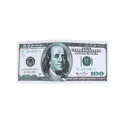 Chic PU Leather Dollar Wallet - Cute Novelty Gift for Kids, Teens, and Adults (A)