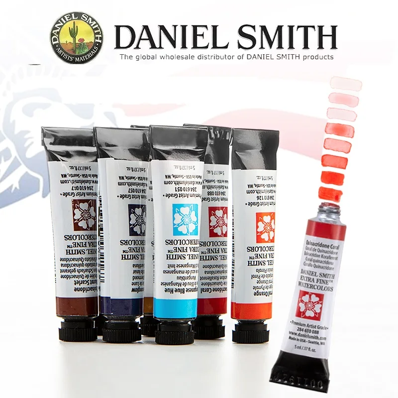 Daniel Smith Professional Artist Watercolor Paint 10/6 Color 5ml Mineral Color Alvaro Jean Haines Acuarelas Set Painting Brush watercolor painting set watercolor paint watercolor pigment