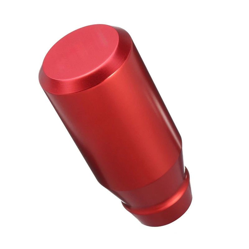 

Red Universal Car Manual Gear Stick Shift Knob Shifter Lever Head with 3 Adapters Aluminium Alloy