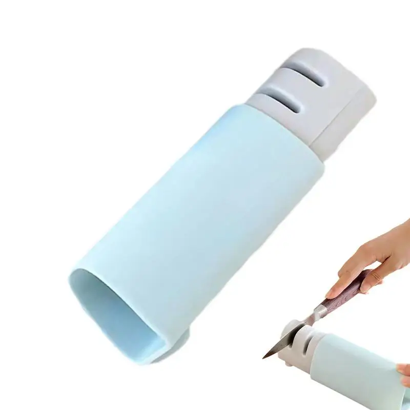 

Best Kitchen Knife Sharpener With Two Stages Cut Resistant Professional Scissors Knife Sharpeners Hand Held cutter Sharpeners