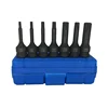 7Pcs 3/8 Bit Socket Set Impact Drill Bit Adapter H/T/M Type for Car Auto Bicycle Repair Hand Tools Power Drills Socket Wrench 4