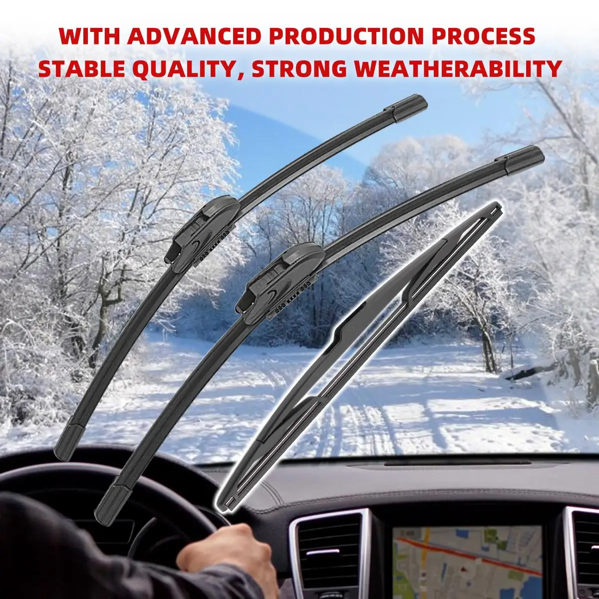 1/2/3/4/6PCS Car Wiper For Renault Laguna 2 Estate Combi 2001-2007 Front Rear Wiper Blades Brushes Cutter Auto Accessories 2006 5