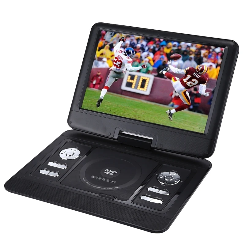 14.5 inch Digital Multimedia Portable DVD with Card Reader & USB Port Support TV Game Function 270 Degree Rotation