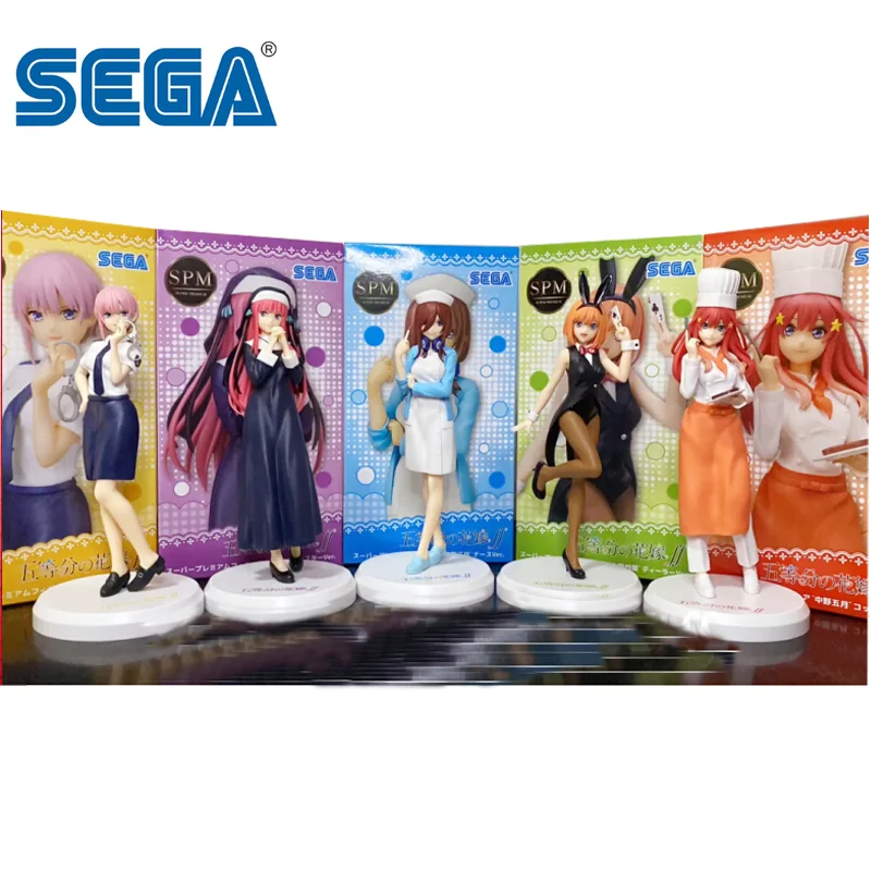 

SEGA Original The Quintessential Quintuplets Nakano Ichika Nino Miku Yotsuba Itsuki Anime Action Figures Toys Boy Girl Kid Gift