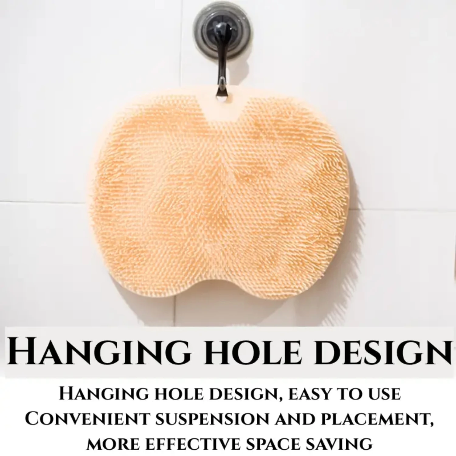 Silicone Lazy Bath Massage Cushion and Scrubber