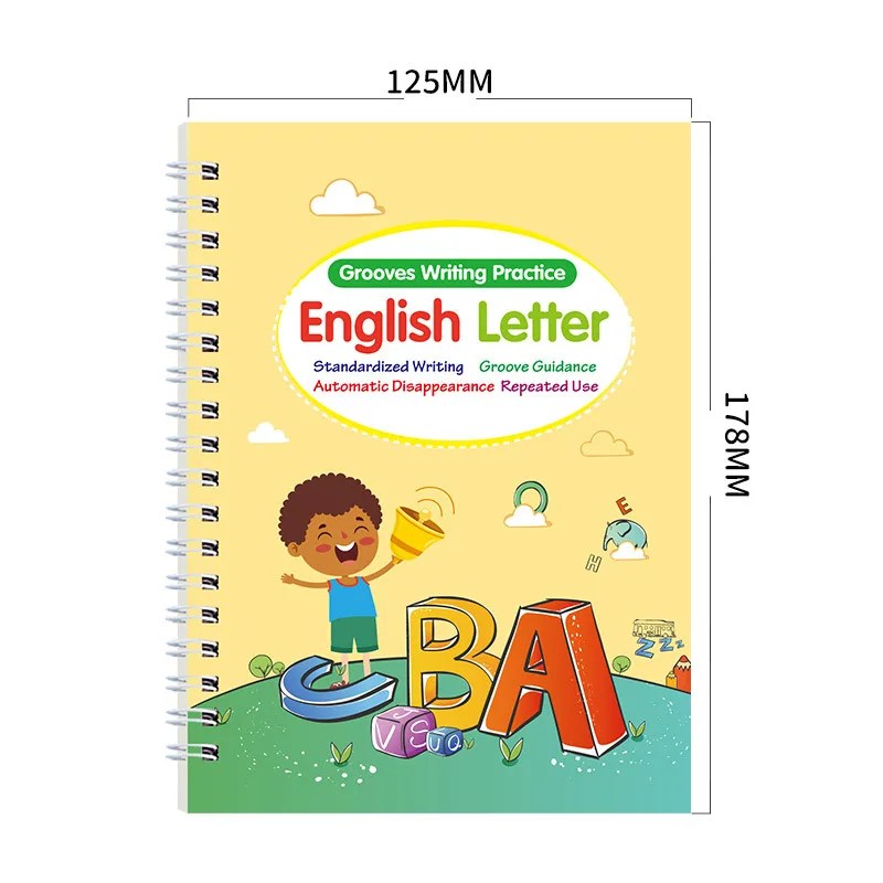 The New Best-selling English Version of The Grooved Exercise Book Can Eliminate Beginners' Magic Practice Books 3