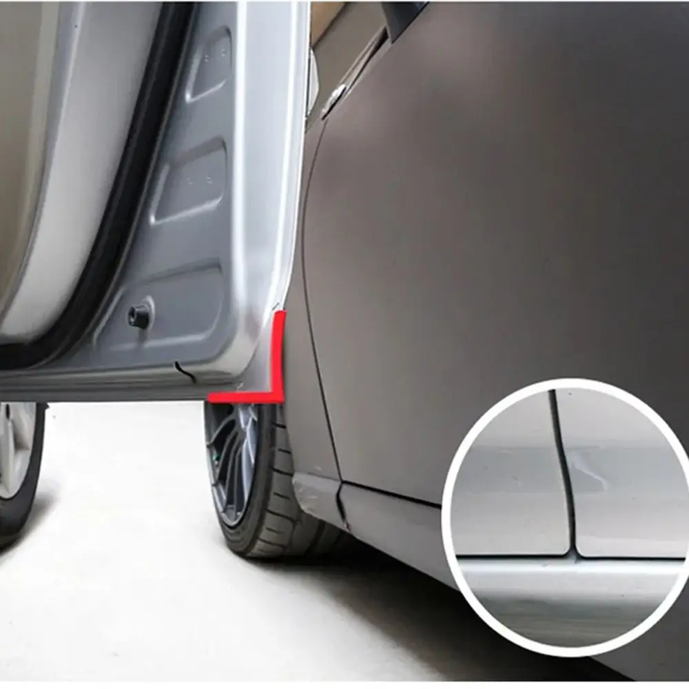 4Pcs Silicone Car Door Corner Cover Bumper Crash Scratch Protector Anti-Scratch Protection Auto Door Anti-Collision Protector