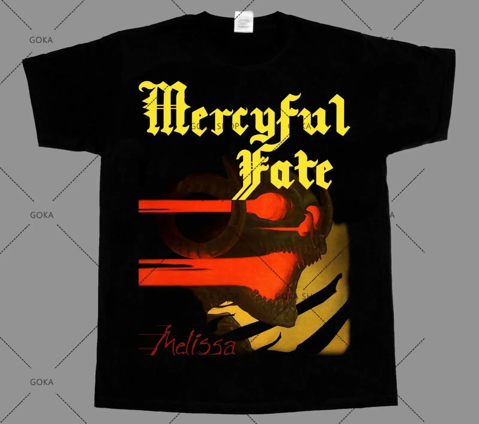 thumbnail image 1 of Camisetas gráficas MERCYFUL FATE MELISSA DON'T BREAK E OA, ropa para hombre, camiseta de algodón para mujer, ropa Y2K, camiseta divertida, 1 of 7