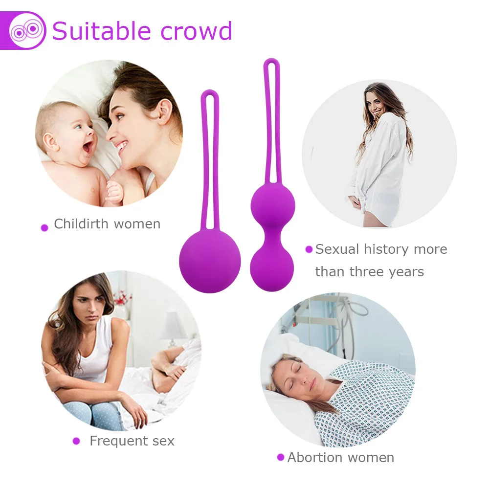 Vagina Balls Tighten Vagina Muscle Trainer Kegel Ball Egg Intimate Sex Toys for Woman Vaginal Balls Products for Adults 18 Shop