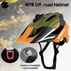 Ultraleichter Fahrrad helm MTB mit Heckkopf Licht Fahrrad helm integriert atmungsaktive Sicherheit Downhill-Rennrad helm für Männer