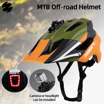 Ultraleichter Fahrrad helm MTB mit Heckkopf Licht Fahrrad helm integriert atmungsaktive Sicherheit Downhill-Rennrad helm für Männer