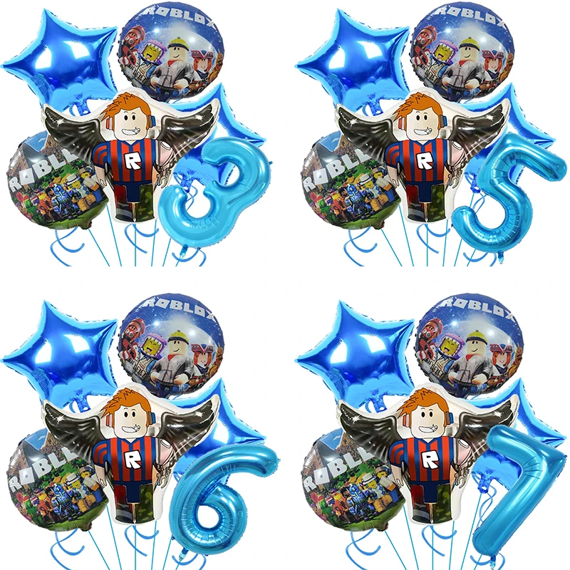 Robllox Palloncini Per Compleanno – 26 Pezzi: 6 In Foglio Alluminio E 20 In Lattice, Decorazioni Festa - 3