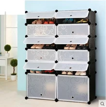 Plastic Shoe Rack DIY Storage Box Simple Environmentally Friendly Shoe Cabinet