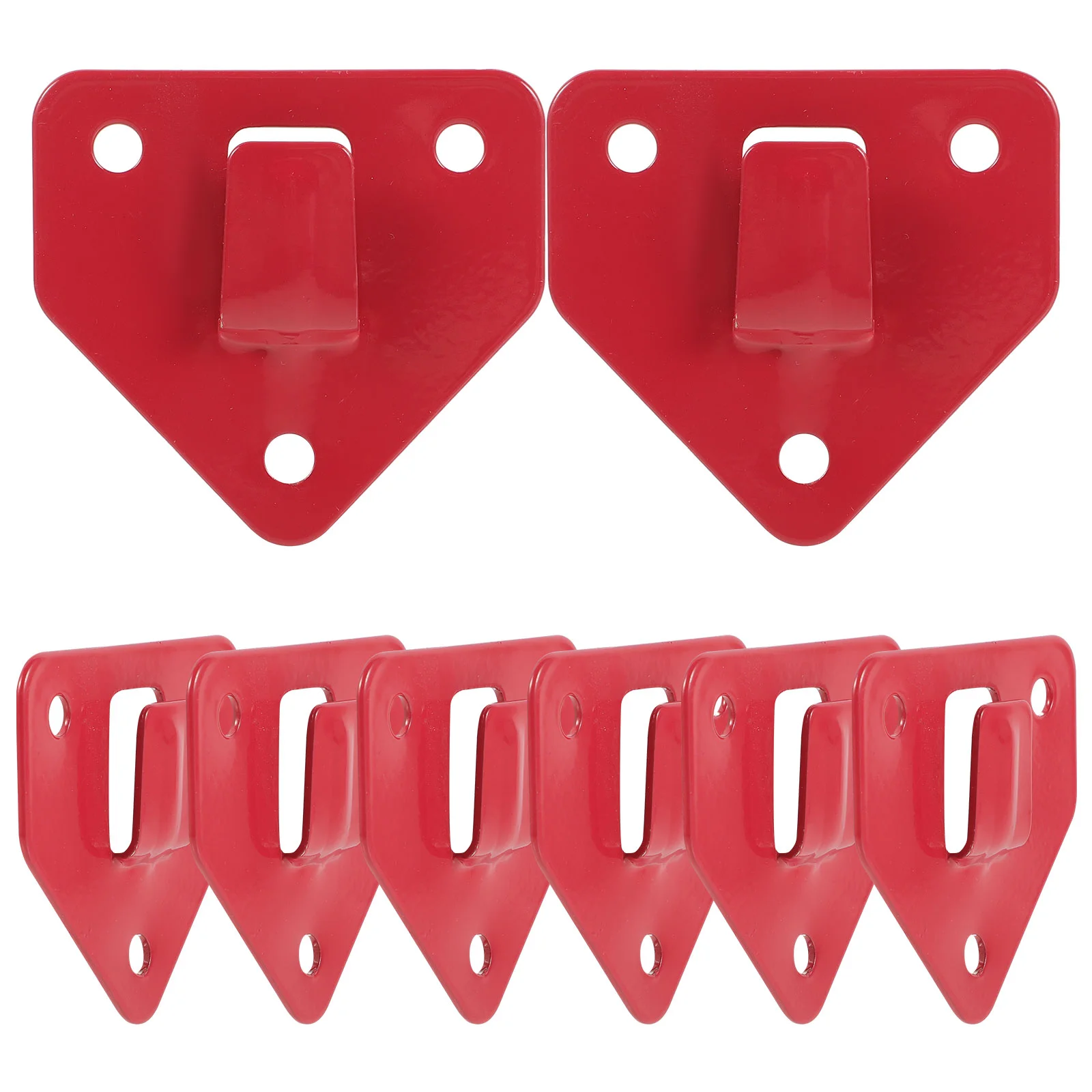 

8 Pcs Hanging Piece Fire Extinguisher Hanger Bracket Coat Hanger Wall Mount Wet Iron Wall Holder