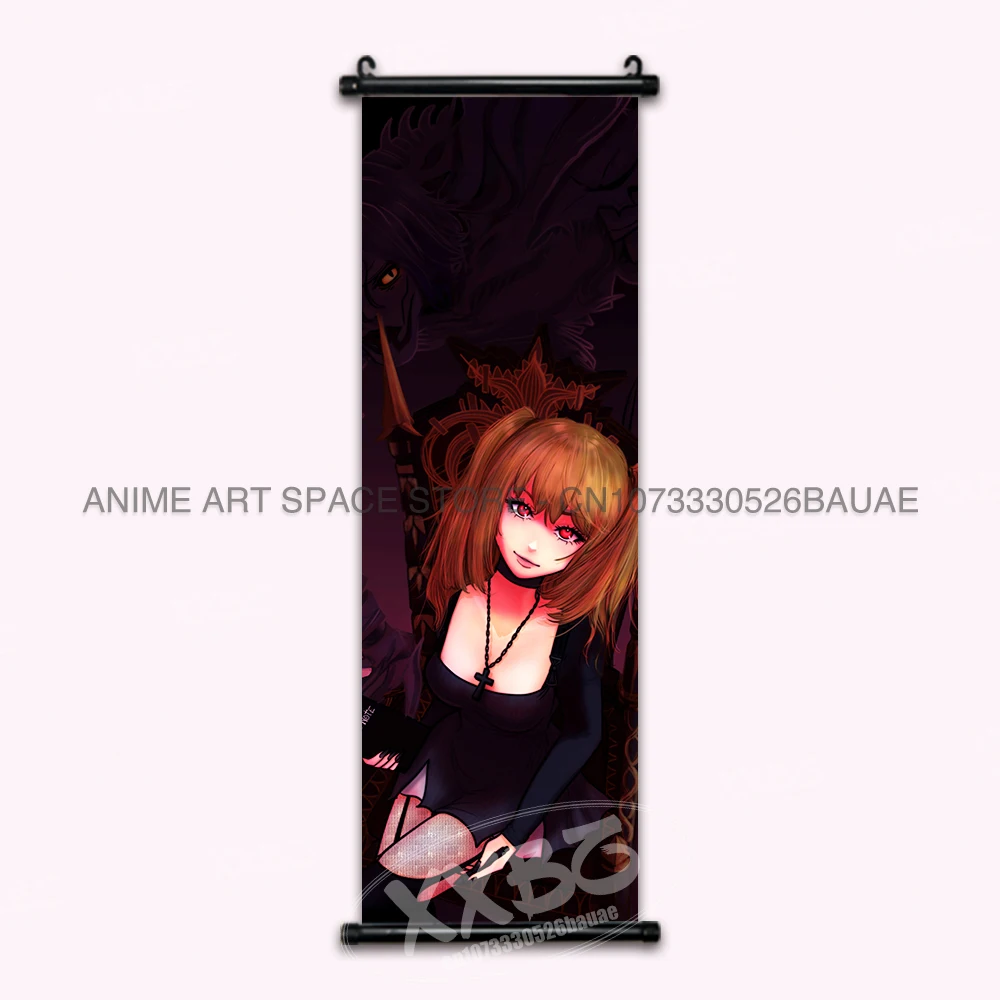 Death Note Anime Nostalgia Hanging Poster - Home Decoration Wall Art Mural Featuring Yagami Light and Ryuk