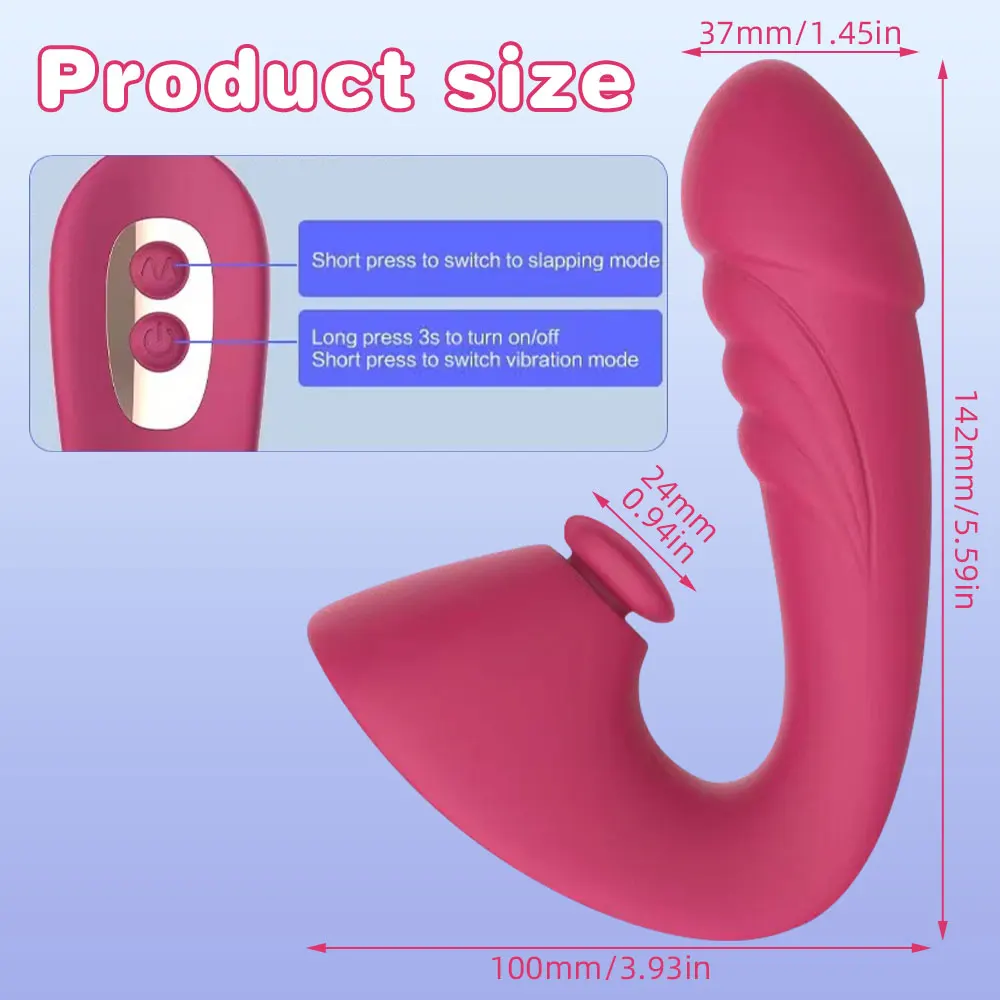 Vibratore 7 modalità donna stimolatore clitorideo a suzione_voghion.com